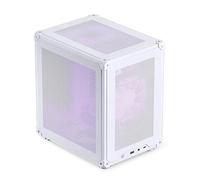 Compatible con JONSBO C6 MATX ITX Mesh PC Case Tipo-C ATX Compatible(White C6)