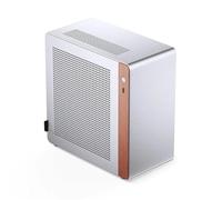 Compatible con JONSBO NV10 Caja ITX de Aluminio Completa 1U Flex Colocación Dual(NV10 Silver)