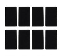 Compatible con Joseph Joseph Food Caddy Filtros de carbono, paquete de 8 | Filtros de repuesto de carbón activado para cubo de compostaje de cocina, insertos rectangulares que ayudan a reducir los
