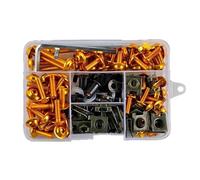 Compatible Con Juego De Tornillos Para Parabrisas De Motocicleta 177 Piezas Kit Tornillos Para Carenado Tornillos CNC Tuercas Accesorios Modificación Para Motocicletas