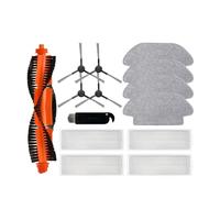 Compatible con Kärcher RCV 3 Robot repuestos de aspiradora accesorios cepillo lateral principal filtro Hepa trapo de fregona(Set A)
