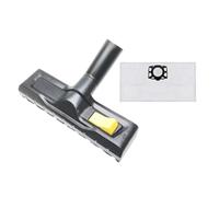 Compatible Con Karcher, WD5 WD6, Cepillo For Suelo Duro, Aspiradora For Limpieza De Suelos, Cabezal De Recogida, Bolsas De Polvo, Reemplaza Los Accesorios Del Cepillo Del Rodillo De La Aspiradora.