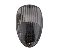 Compatible con Kawasaki 2004-2008 Vulcan 1600 Mean Streak/VN1600 Mean Streak; luz trasera de freno LED + función de señal de giro integrada (color ahumado)