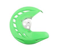 Compatible con Kawasaki KLX250 KLX25S 2009-2020. Para Kawasaki KX125 KX250 KX250F. Cubierta protectora del disco de freno delantero.(15mm green)