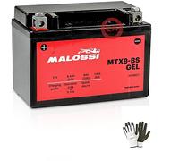 Compatible con Kawasaki Ninja ZX-6RR 600 del 2003 al 2005. Batería ya lista para su uso Malossi MTX9-BS de gel activado en fábrica baterías 8 Ah 12 V