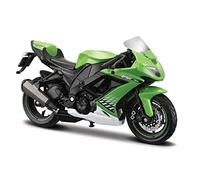 Compatible Con Kawasaki NinjaZX-10R, ZX-14R, Vehículos Escala 1:12, Modelo De Motocicleta, Réplica De Bicicleta Deportiva, Colección, Adorno De Regalo De Recuerdo(Green)