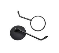 Compatible Con Kawasaki Vulcan S 650 VERSYS Vespa LX Primavera PX 125 GTS | Espejo retrovisor de motocicleta de 8/10MM ABS Cafe Racer espejo negro GT(Chrome)