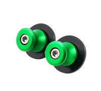 Compatible con Kawasaki Z900 Z 900 motocicleta CNC marco rueda horquilla eje deslizante Protector de choque soporte basculante(Swingarm Stand Green)