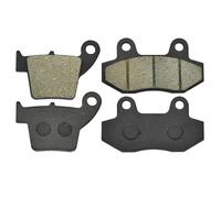 Compatible Con Kayo Para T4 T6 K6 MX6 Universal Motocicleta Pastillas De Freno Delanteras Y Traseras Componente Universal Para Modificación De Motocicletas Juego Pastillas Freno(Front and Rear)