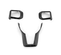 Compatible con Kia EV3 GT, 3 Piezas, embellecedor de Panel de Botones de interruptores del Volante, Marco, Cubierta Inferior, Accesorios de Estilo Interior (Gris)