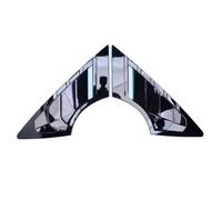 Compatible con KIA K3 Forte Cerato 2014-2018 Accesorio ABS 1 par de embellecedores Cubierta persiana Ventana Frontal Coche Decoración de la Rejilla Lateral del Coche(Gloosy Black)