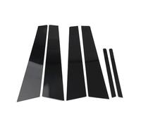 Compatible Con Kia Para Cerato K3 Para Forte 2013 2014 2015 2016 2017 2018 Pilar Coche Puerta Ventana Cubierta Embellecedor Pegatina Exterior Piezas Automóvil postes pilar ventana coche(Black)