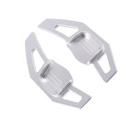 Compatible Con Kia Para K3 Para Cerato Para Forte Para Koup Para SX 2016 2015 Para Ceed Pro GT SW 2014 2013 Pegatinas Para La Palanca De Cambios Del Volante Levas cambio volante(Silver)