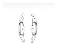 Compatible con Kia para K5 2021 2022 2023 2024 2025 2 Piezas LHD RHD Extensión De Palanca De Cambios para Volante De Coche. Paleta Cambio Volante(Silver)