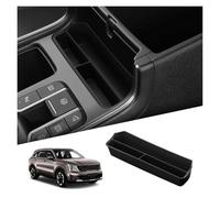 Compatible con Kia Sorento 2021-2025 en la parte delantera del reposabrazos, consola central, bandeja de almacenamiento, organizador de accesorios para el interior del coche, color negro
