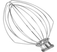Compatible Con KitchenAid, KN256WW Látigo De Acero Inoxidable De 6 Alambres For Batidora De Pie Con Elevación De Tazón De 5-6 Cuartos, Agitador De Crema De Huevo, Pasteles, Batidor De Mayonesa