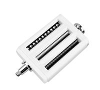 Compatible con KitchenAid Mixers Accesorio de pasta 3 en 1 for pasta casera, rodillo de masa & cortador de espaguetis y fettuccine, fácil de usar(KA pressing 3 in 1)