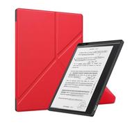 Compatible con Kobo Elipsa 2E 10.3'' Funda para Lector electrónico de Piel sintética Resistente a Golpes, Plegable, con función de Reposo/activación automática.(Red)