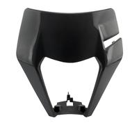 Compatible con KT&M 2017-2019 SX Motocross,accesorios de iluminación todoterreno, protector de máscara para faro de motocicleta. Soporte de Barra de Luz(Black)