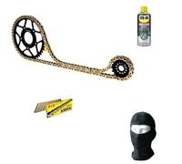 Compatible con KTM Duke 4T 125 2012 12 Kit DE TRANSMISION para Moto Cadena Did 520VX3 LUN 112 Enlaces, PIÑON EN Acero P520-Z45, Pinon P520-Z14 ESPECÍFICO para SU Moto