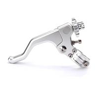 Compatible con KX KLX 65 80 85 125 250 250F 450F 450R KLX125 KLX250 D-Tracker 300 400 650 750 800 900 Palanca de Embrague for Acrobacias CNC(Silver)