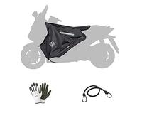 Compatible con Kymco Like 50-125-200-LX 2T 4T 2009 al 2020 cubrepiernas R151-X Termoscud Tucano Urbano específico para scooter manta térmica impermeable interior de ecopiel exterior de nailon