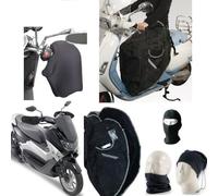 Compatible con Kymco Xciting 500 cubrepiernas cubrepiernas + cubrepuños cubremanos de neopreno impermeables y antiviento, cubierta térmica con piel para llevar