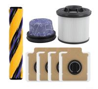 Compatible con la aspiradora robot Dreame Z40 Station, paquete de 7 unidades que incluye cepillo principal, HEPA y prefiltros más bolsas de polvo para una limpieza eficiente (A)