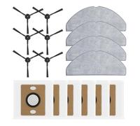 Compatible con la aspiradora robot ILIFE A30 Pro. Kit de mantenimiento completo. Incluye filtro, paño de fregado, bolsa for polvo y cepillos laterales for un cuidado completo del sistema.