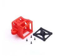 Compatible con la cámara de la Unidad aérea dji O3, modificación integrada, Piezas Impresas en 3D, Soporte de TPU, Soporte Fijo, Asiento 95A, Montaje de TPU for dron de Carreras FPV(Dual Black)