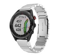 Compatible con la correa de acero inoxidable con diseño de carey de 22 mm para el reloj Garmin Approach S62.