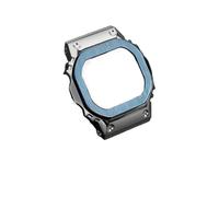 Compatible con la Correa de Reloj Casio pequeña y Cuadrada b5000 GM-B2100 | Correa de acero inoxidable b5000 pulsera de hombre con caja de bisel de metal sólido