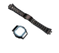 Compatible con la Correa de Reloj Casio pequeña y Cuadrada b5000 GM-B2100 | Correa de acero inoxidable b5000 pulsera de hombre con caja de bisel de metal sólido