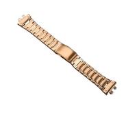 Compatible con la Correa de Reloj Casio pequeña y Cuadrada b5000 GM-B2100 | Correa de acero inoxidable b5000 pulsera de hombre con caja de bisel de metal sólido