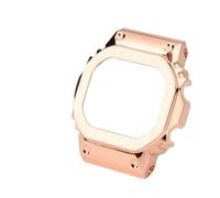 Compatible con la Correa de Reloj Casio pequeña y Cuadrada b5000 GM-B2100 | Correa de acero inoxidable b5000 pulsera de hombre con caja de bisel de metal sólido