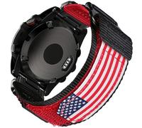 Compatible con la correa de reloj Garmin, correa deportiva de nailon súper resistente con diseño de bucle tejido para Fenix/Forerunner/Approach/MARQ/Quatix/D2, correa de repuesto resistente para