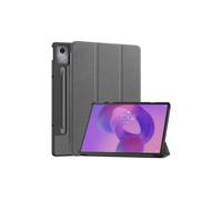 Compatible con la funda Lenovo Idea Tab Pro, funda de cuero con soporte anticaídas para tablet - Multicolor gris