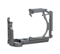 Compatible con la Jaula for cámara Panasonic Lumix S5, Marco estabilizador de Metal con Zapata fría y Rosca de 1/4 de Pulgada.(Titanium)