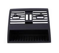 Compatible con la serie 5 F10 F11 2010-2017 LHD RHD frontal central izquierda derecha trasera AC acondicionado panel de salida de aire cromado rejilla de ventilación de coche (sin cromo A)