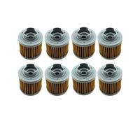 Compatible con la tapa de embrague Kitaco Compatible Honda Grom 125 KTC-1002 Compatible Daytona Anima ZS190 Compatible el filtro aceite Zhongshen Filtro de aceite para motocicleta(8pcs)