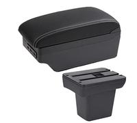 Compatible con Land Rover, para Freelander 2 2006 2007 2008 2009 2010 2011 2012 Caja reposabrazos para Coche Consola Central Caja de Almacenamiento con USB Caja reposabrazos para Coche