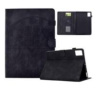 Compatible con Lenovo Idea Tab TB336FU TB336ZU de 11,0 pulgadas (color negro) Funda tipo cartera de piel con solapa con diseño de gatos