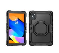 Compatible con Lenovo Ldea Tab de 11 pulgadas 2025/K11 Gen 2 TB-336FU/TB-336ZU, funda protectora de TPU resistente a los golpes con protector de pantalla + soporte de mango giratorio + correa para el