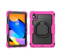 Compatible con Lenovo Ldea Tab de 11 pulgadas 2025/K11 Gen 2 TB-336FU/TB-336ZU, funda protectora de TPU resistente a los golpes con protector de pantalla + soporte de mango giratorio + correa para el