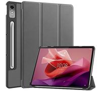 Compatible con Lenovo Tab P12 12.7" 2023 TB-370FU TB-371FU Funda, Funda con Bloqueo Magnético, Slim Tríptica, PU Cuero, Ultradelgada Carcasa, Función de Soporte