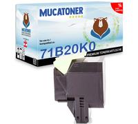 Compatible con Lexmark 71B20K0 Toner Negro