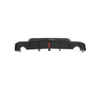 Compatible con Lexus IS250 IS350 2014-2016. Juego de 3 difusores de parachoques trasero con luz Acabado en negro brillante/estilo fibra de carbono. Accesorios for automóvil.(Glossy Black)