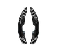Compatible Con Lexus Para UX ES LS 2017 2018 2019 2020 2021 2022 2023 2024 1 Par De Pegatinas Para Extensión De Palanca De Cambios Del Volante(Carbon Fiber Black)