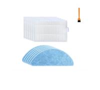 Compatible con LIECTROUX C30B XR500 E30 Proscenic 800T 820S 820T 830T Piezas de aspiradora robot Cepillo lateral principal Filtro HEPA Trapo de fregona Accesorios(SET 3)