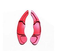 Compatible con Lincoln para MKC 2015-2019 Extensión de palanca de cambios más grande para volante de aluminio paletas cambio velocidad(Red)